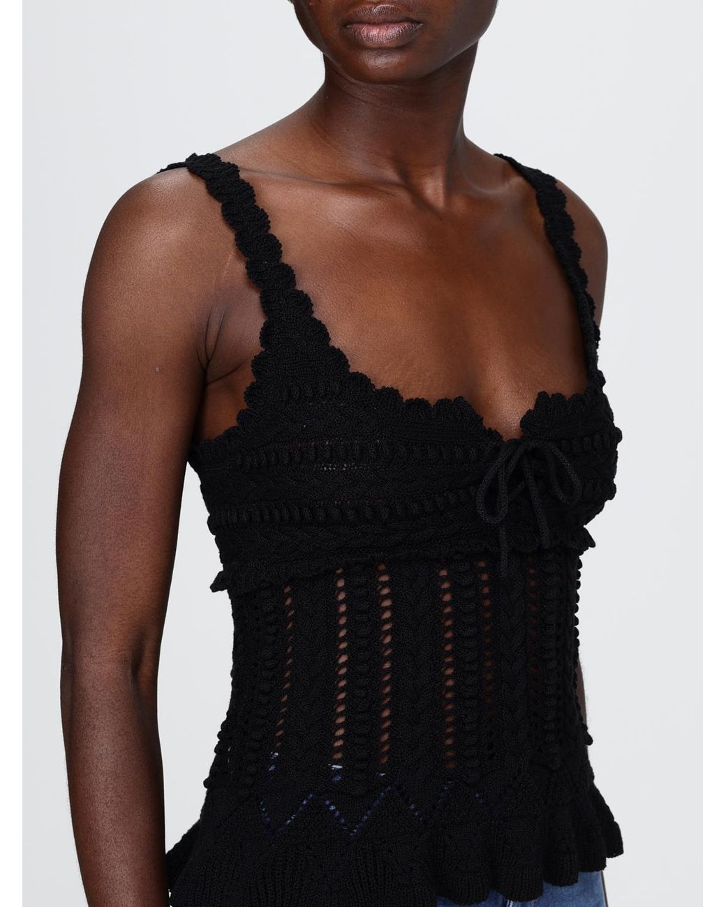 Top De Punto Isabel Marant de color Black