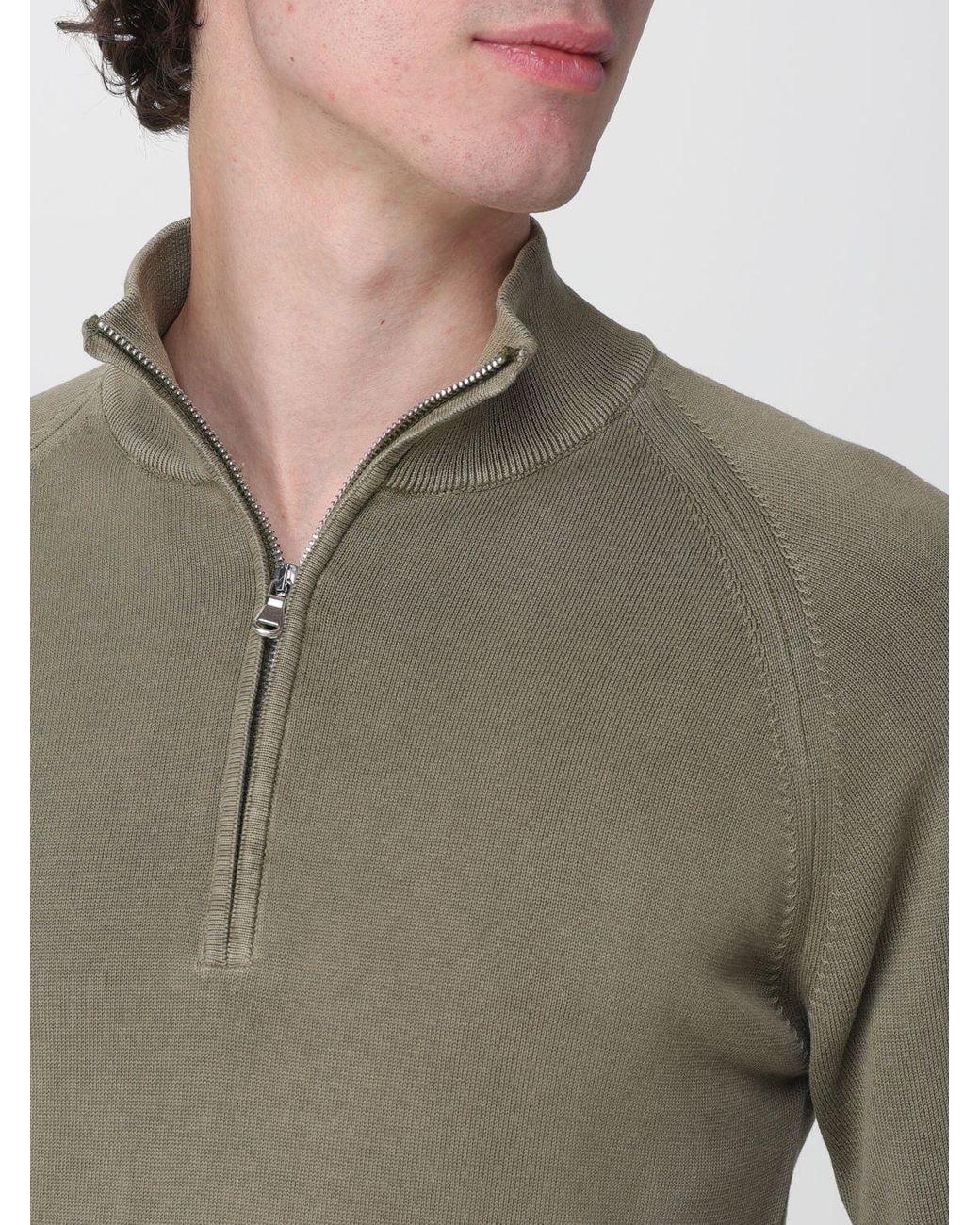 Blauer Multicolor Cotton Knit Sweater for men
