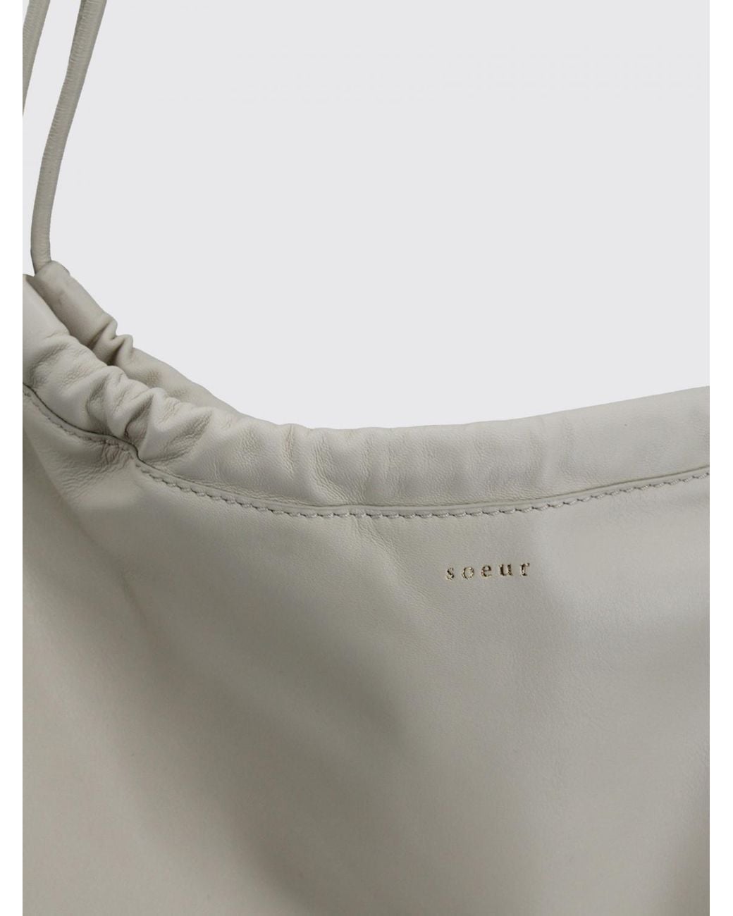 Soeur Natural Sia Leather Bag