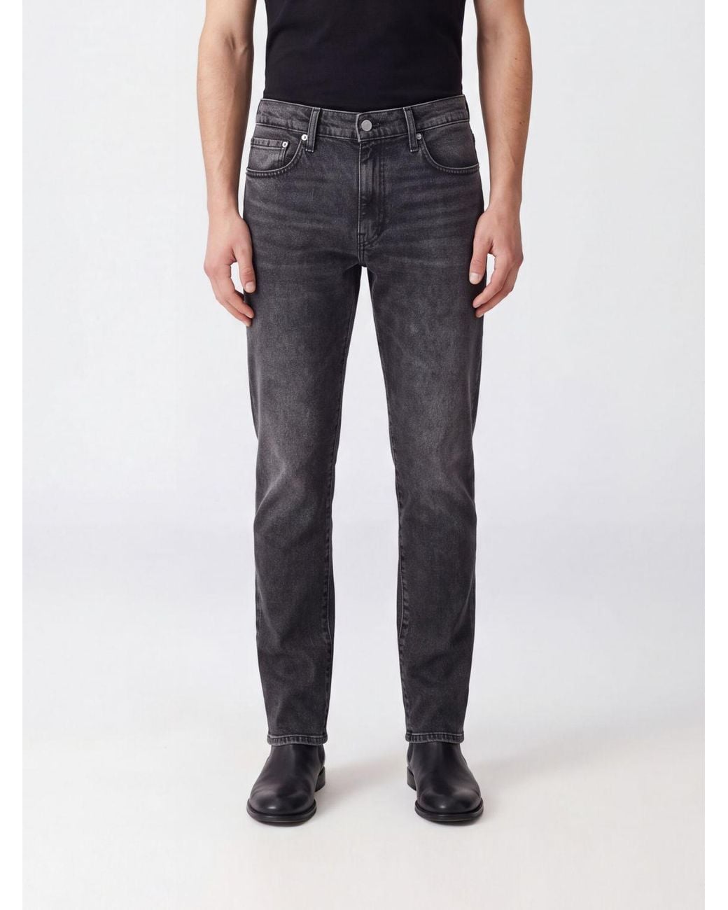 Levi's Blue Mid-Rise Skinny Fit Stretch Denim Jeans for men