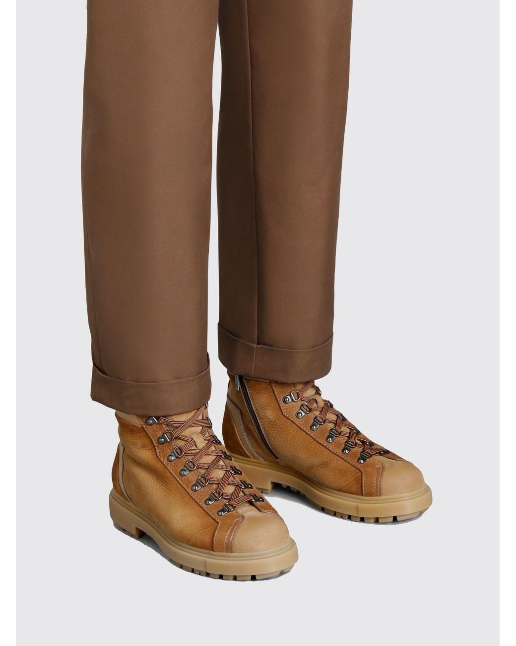 Santoni Stiefeletten Herren in Brown für Herren