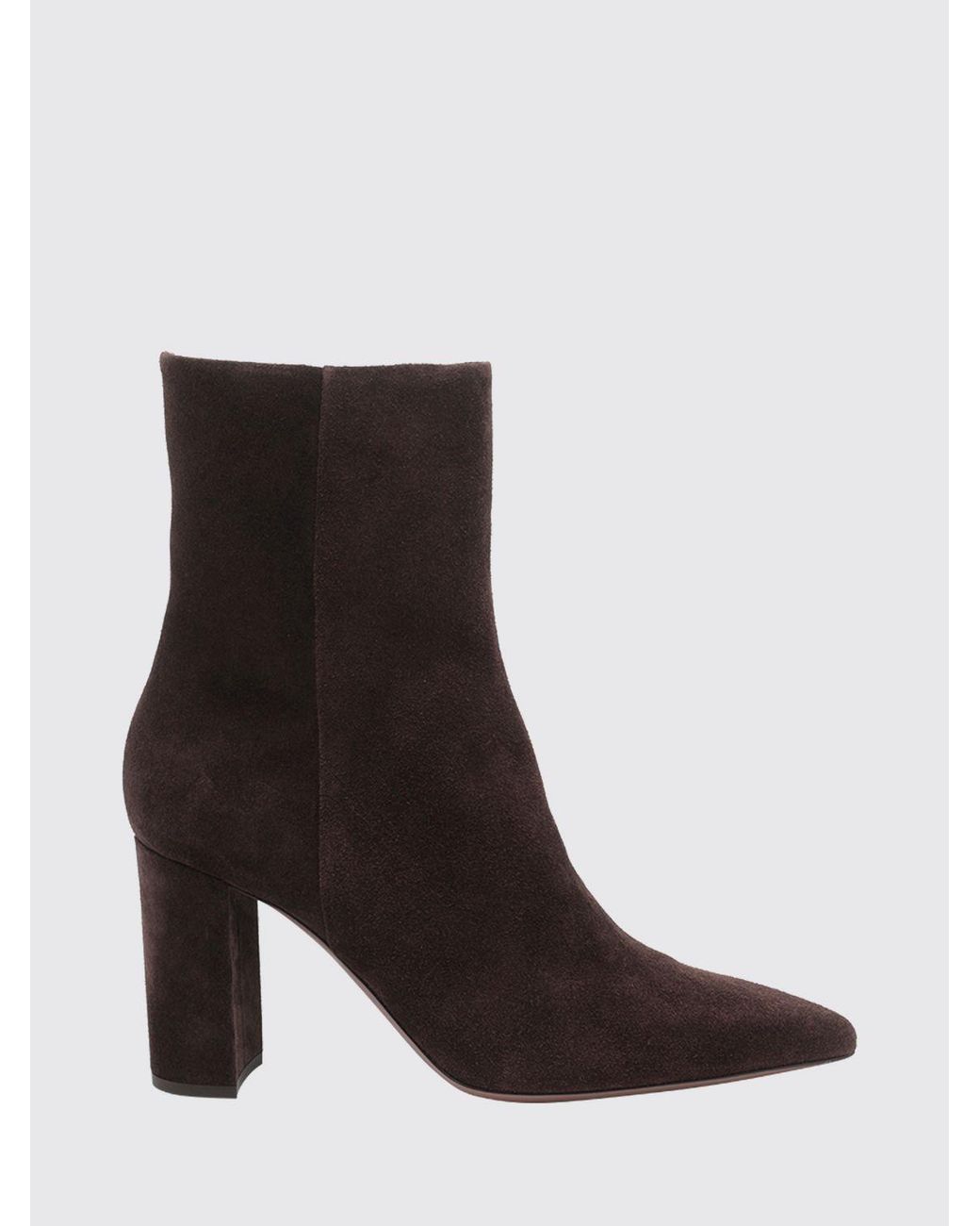 Paris Texas Black Anja Suede High-Heeled Ankle Boots