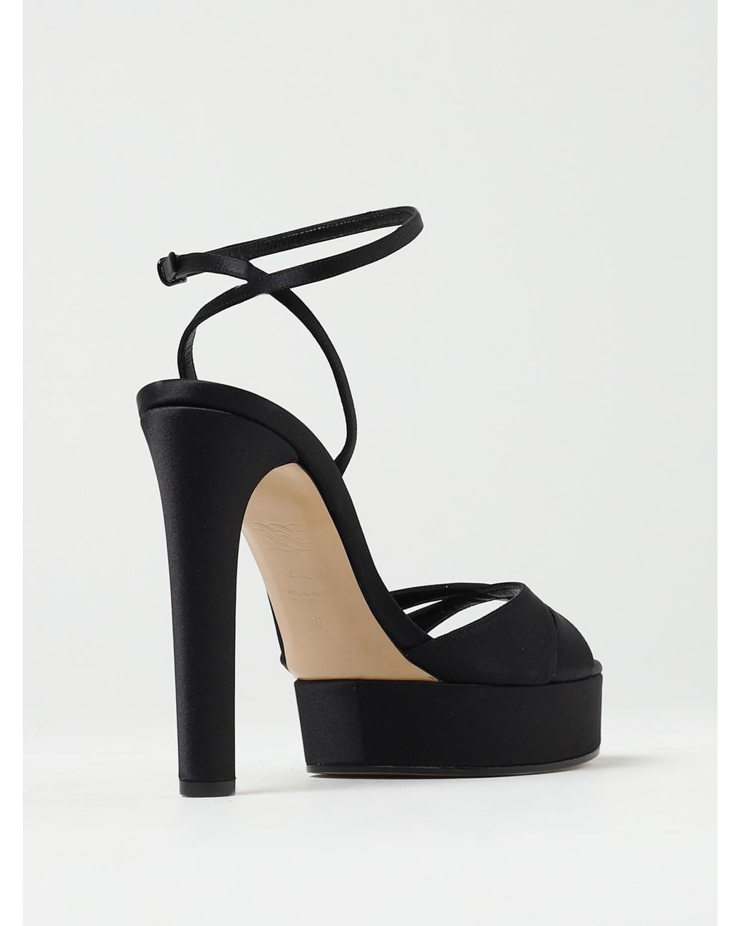 Casadei Black Heeled Sandals