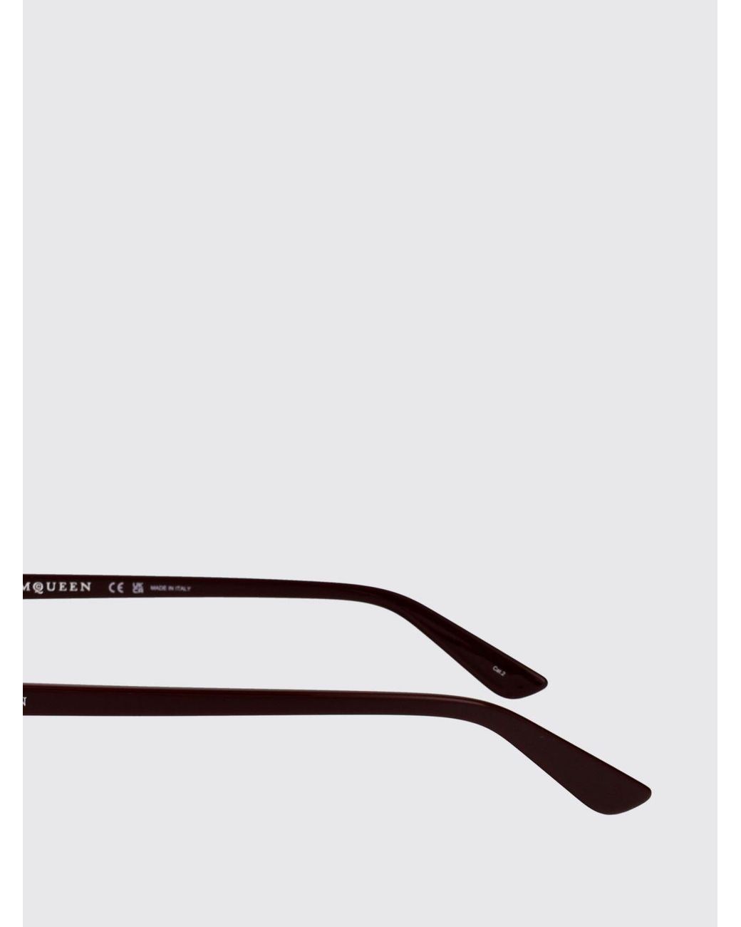 McQueen White Am0535S Recycled Acetate Sunglasses