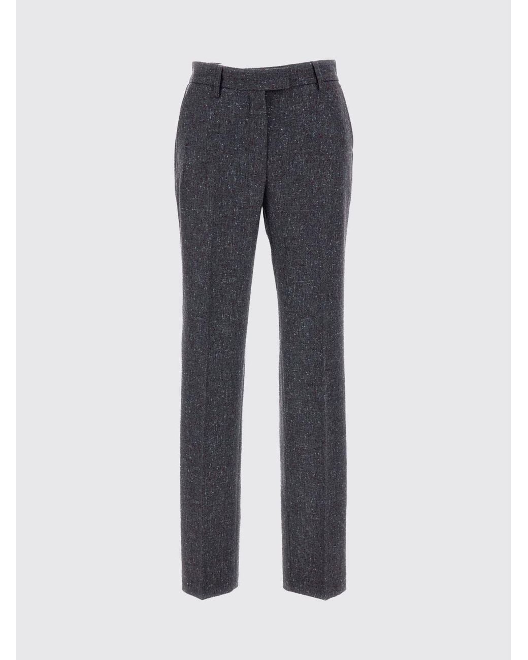 Alberto Biani Gray Tailored Skinny Trousers