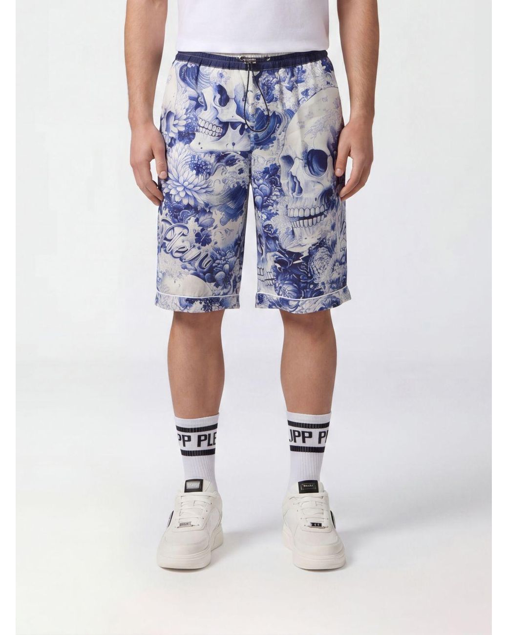 Philipp Plein Blue Shorts for men