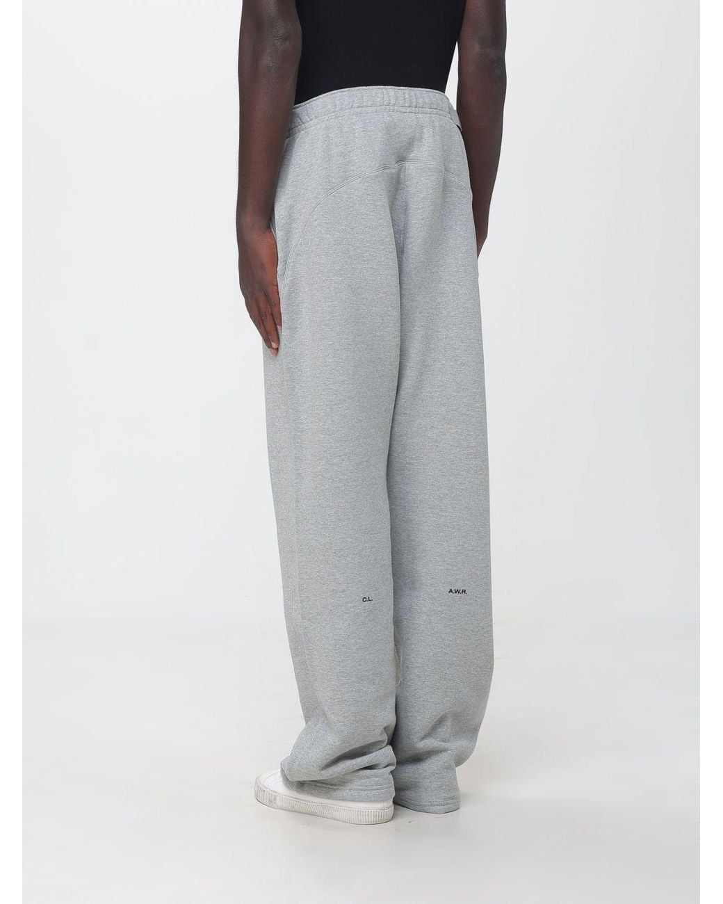 Nike Gray Jersey Joggers With Elasticated Waist And Swoosh Logo for men