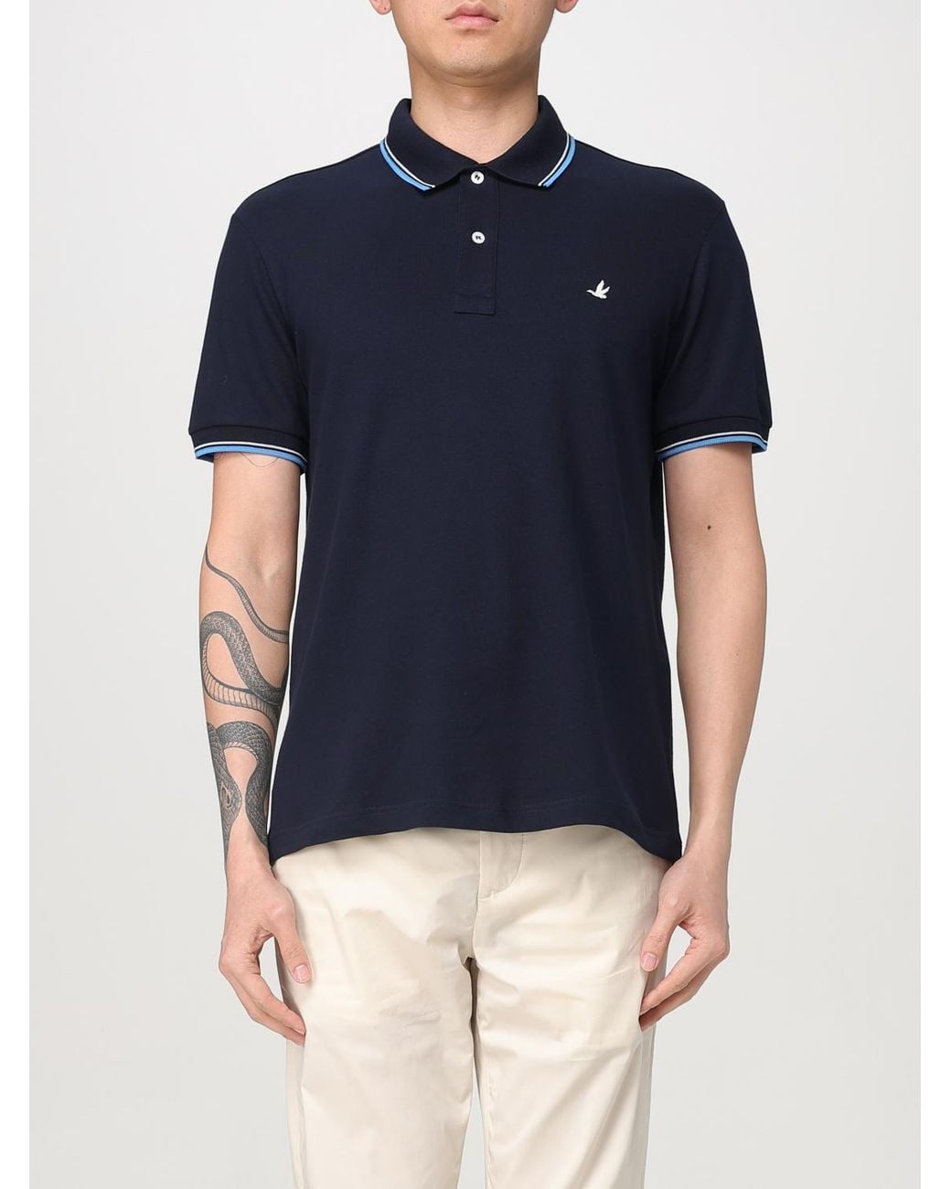 Polo Hombre Brooksfield de hombre de color Blue