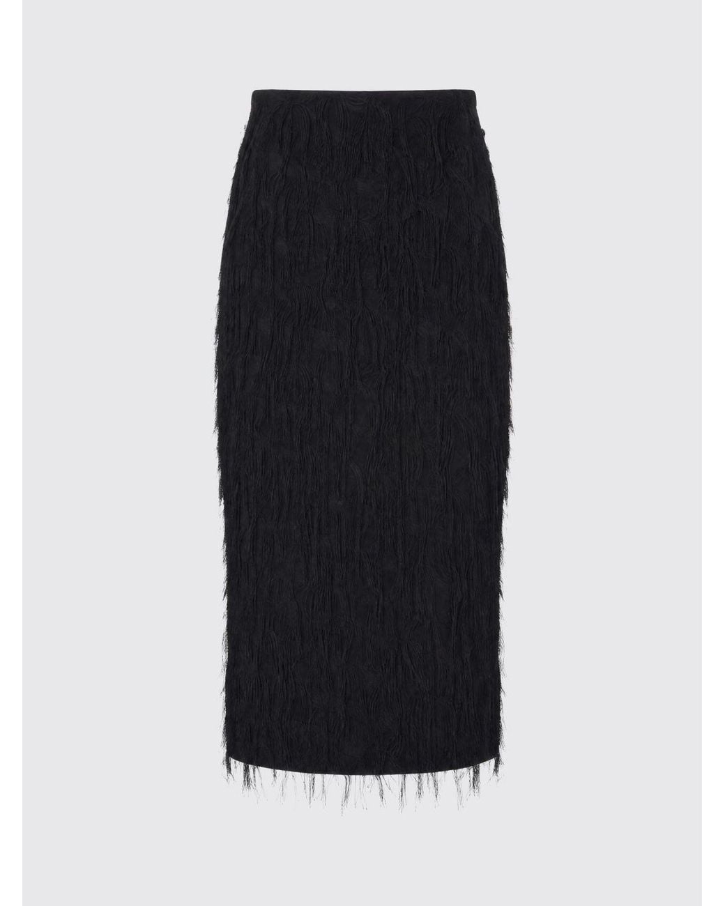 Patrizia Pepe Black Midi Pencil Skirt