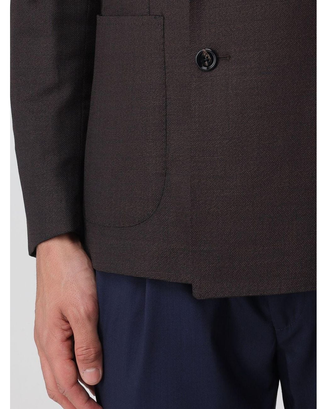 Tagliatore Blue Double Breasted Blazer for men