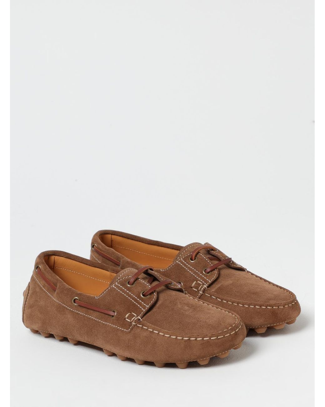 Tod's Gommino Mokassin Aus Wildleder in Brown für Herren