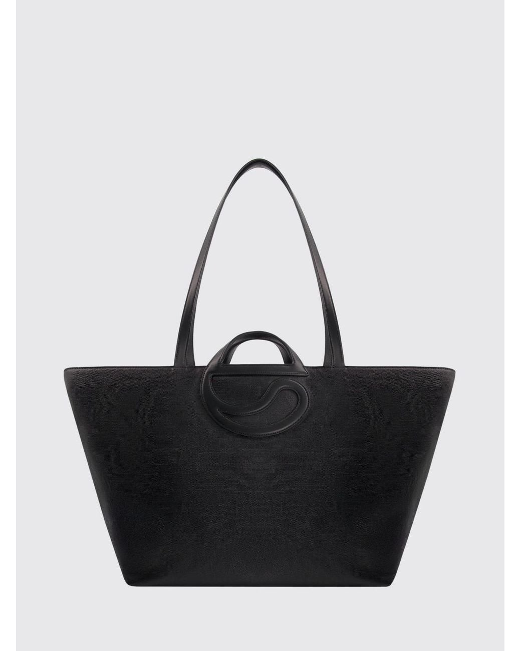 Coperni Black C Cabas Flared Tote Bag By