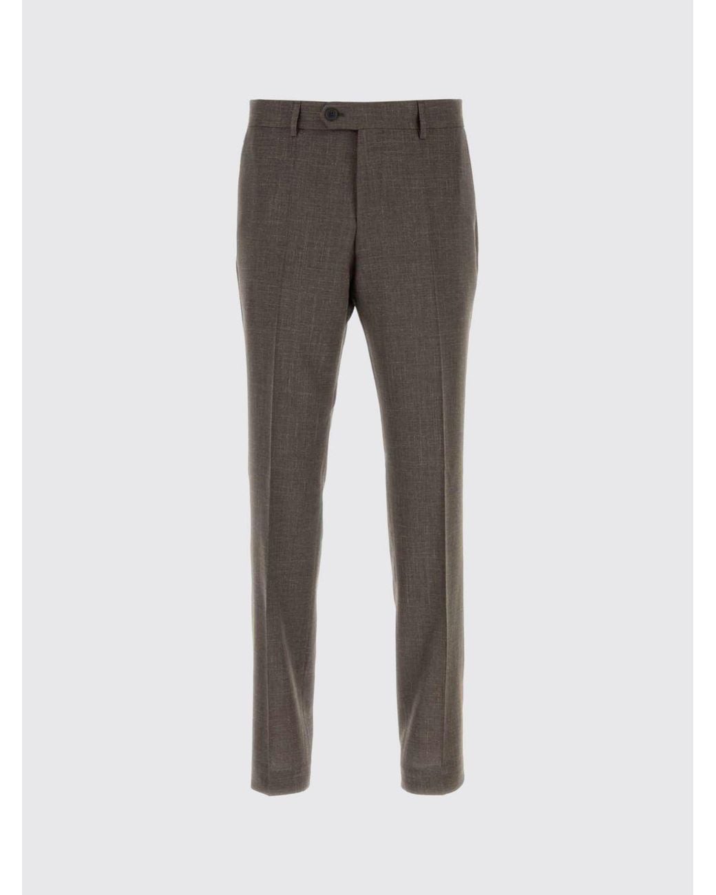 HUGO Gray Tailored Trousers for men