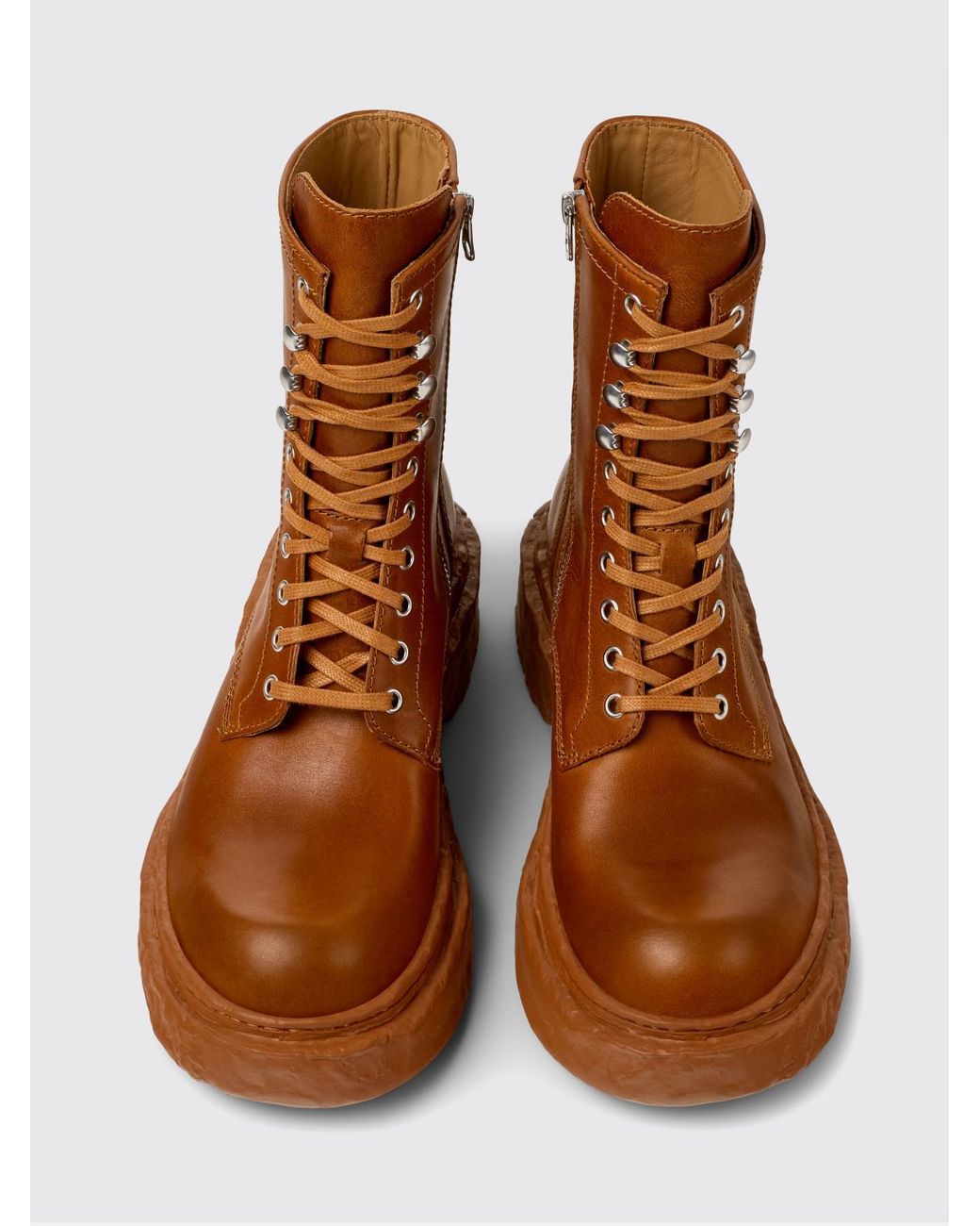 CAMPERLAB Brown Vamonos Leather Ankle Boots