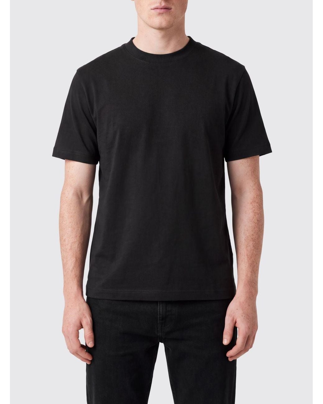 Circolo 1901 Black Short-Sleeved Crew Neck T-Shirt for men