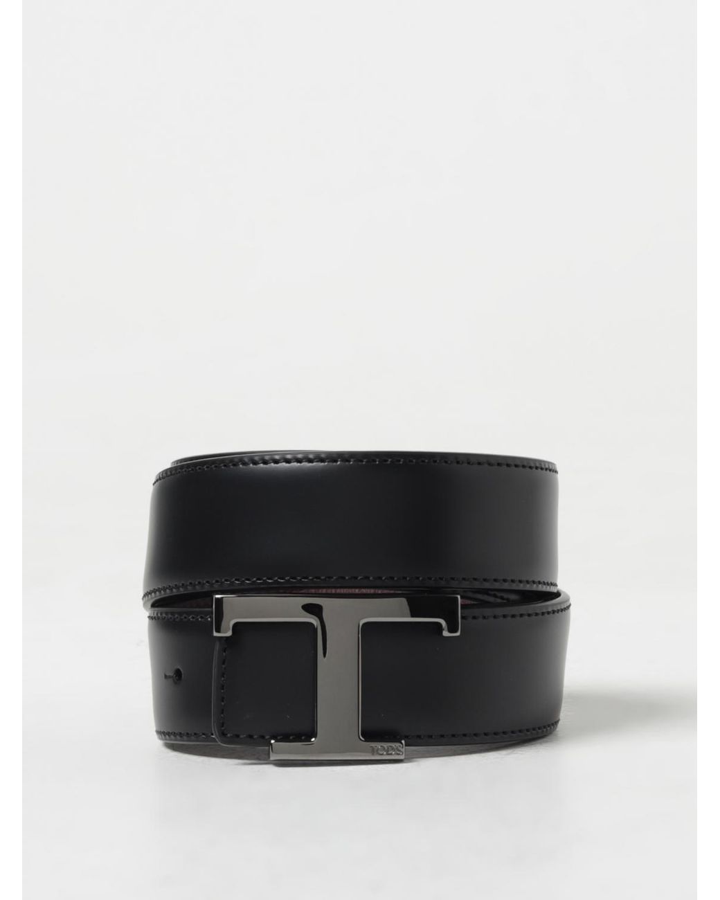 Tod's Wendegürtel Aus Leder in Black für Herren