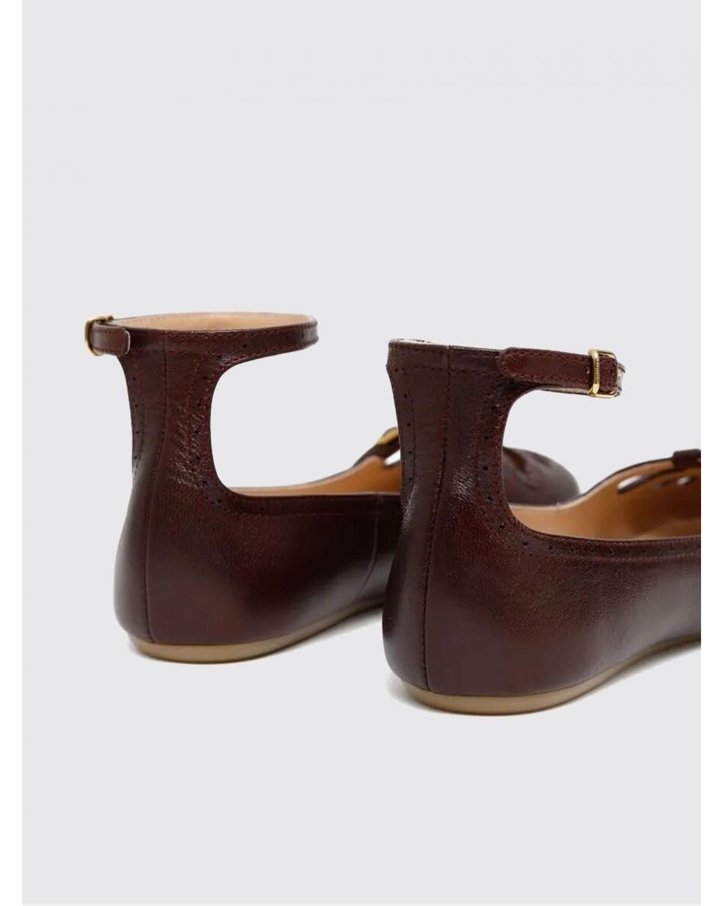 Chloé Brown Chlo&Eacute Ballet Pumps