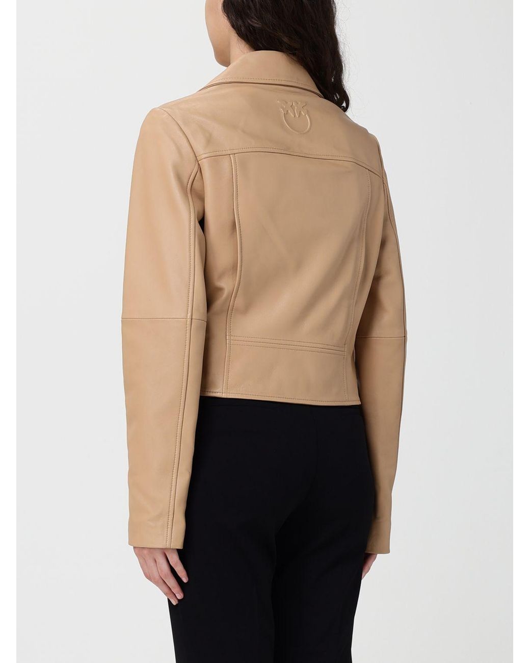 Chaqueta Biker De Piel Sintética Pinko de color Blue