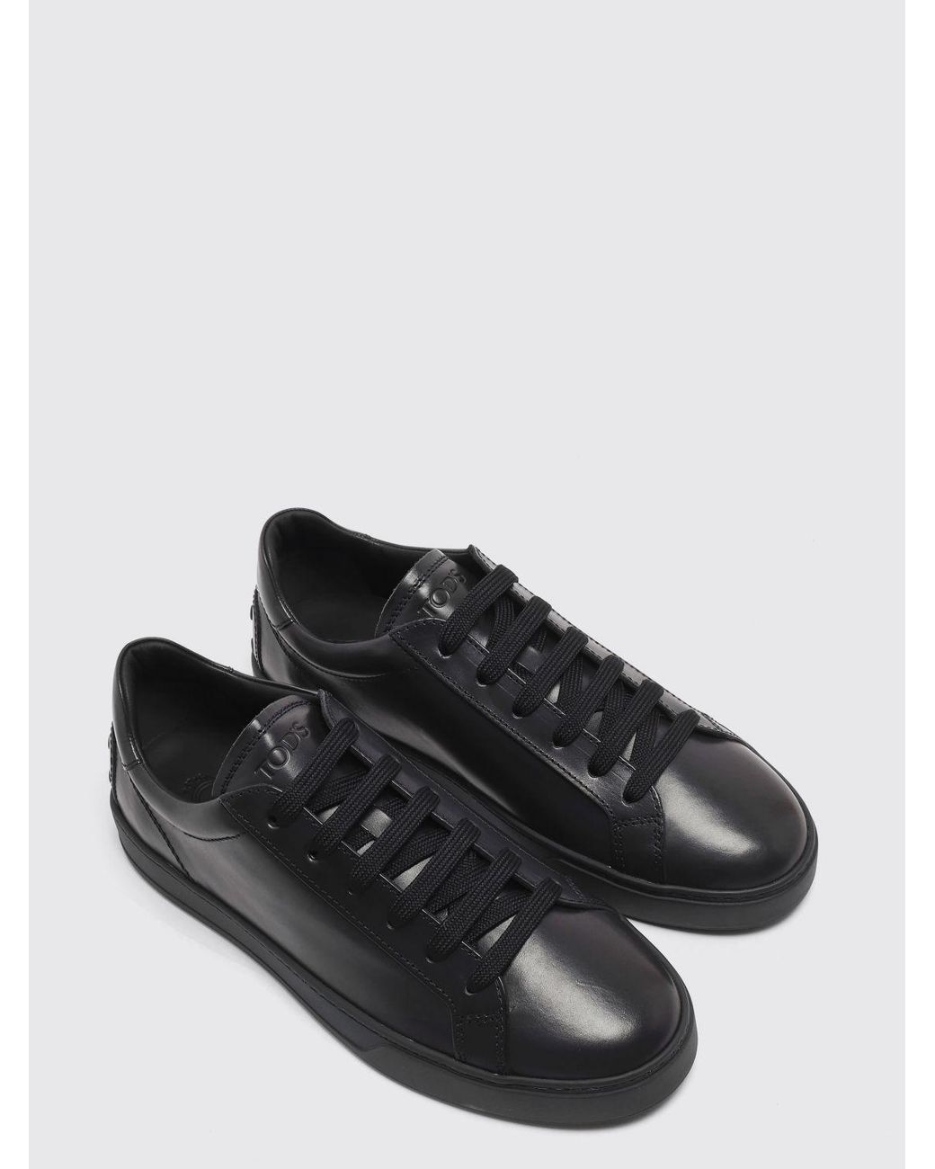 Tod's Blue Leather Sneakers for men