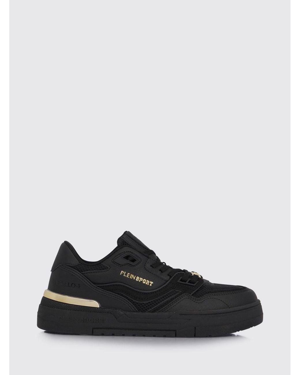 Philipp Plein Black Apollo-1 Mesh And Polyester Sneakers for men