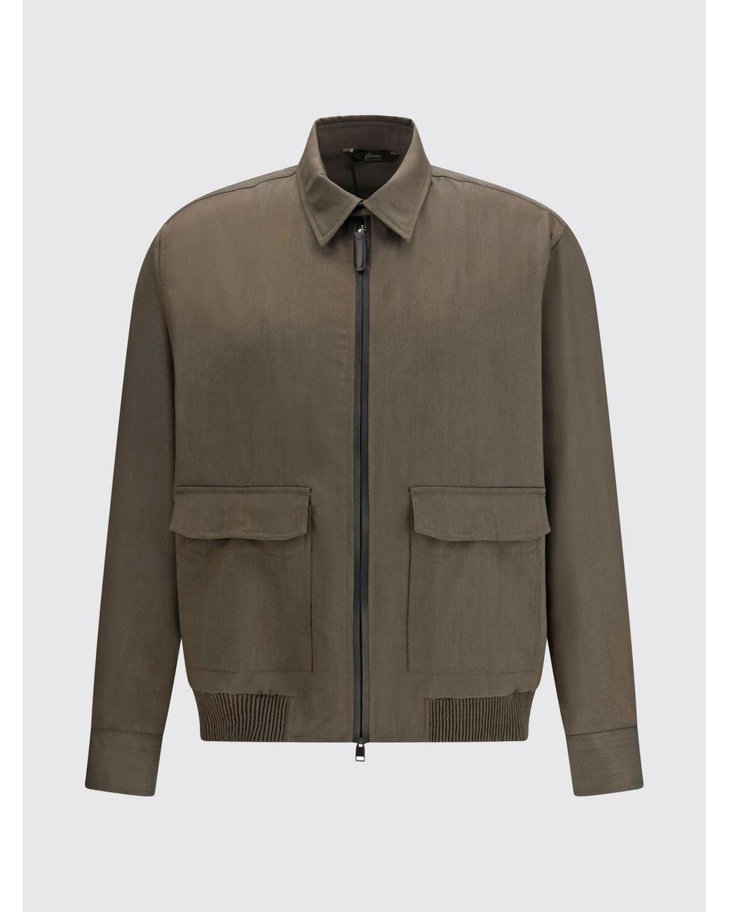Brioni Green Wool Blouson for men