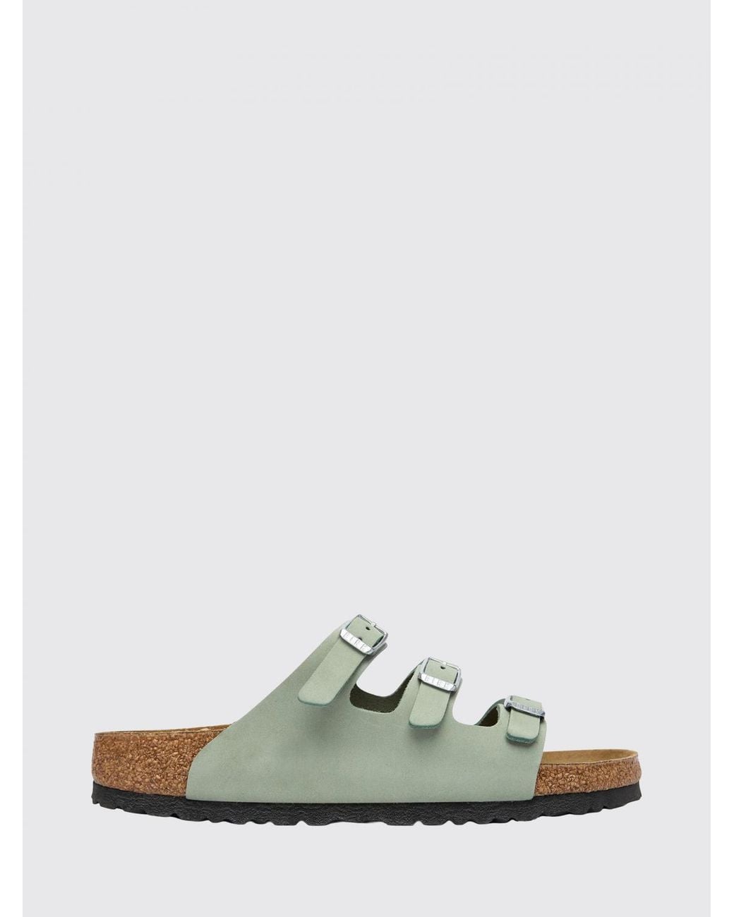 Birkenstock Green Florida Fresh Leather Sandal