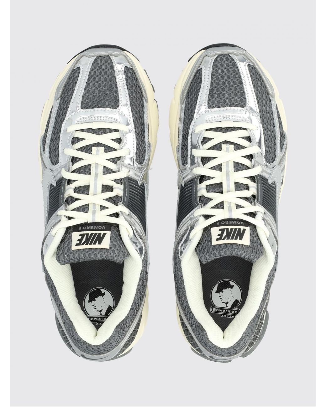 Nike White Zoom Vomero 5 Sneakers for men