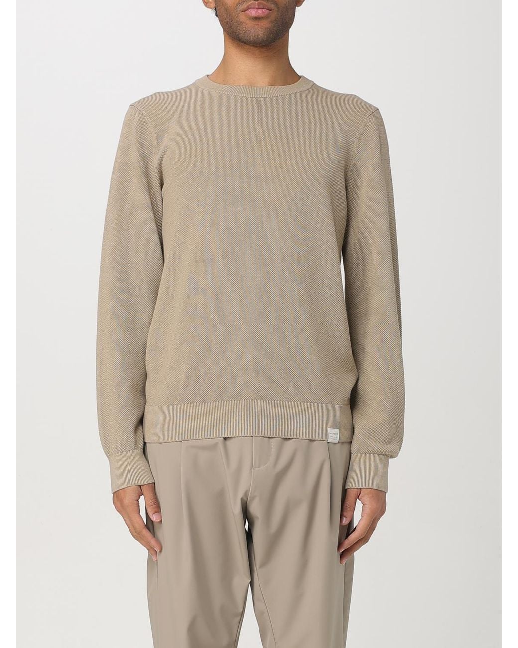 Paul & Shark Natural Cotton Knit Pullover Sweater for men