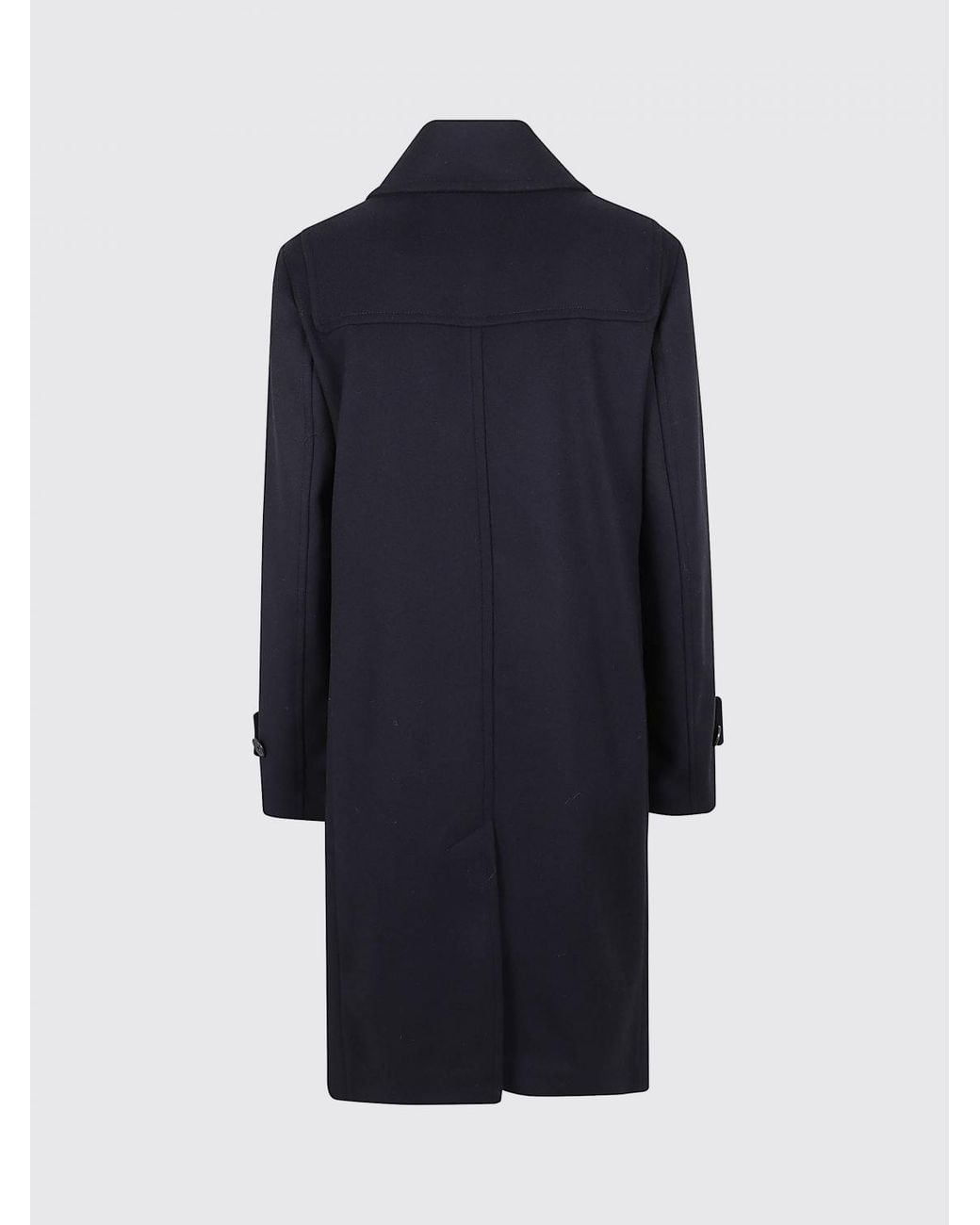 Polo Ralph Lauren Blue Single-Breasted Recycled Wool-Blend Coat With Toggles