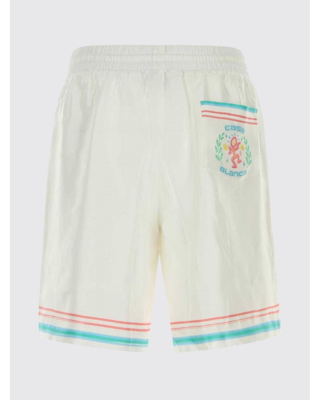 Casablanca Natural Silk Shorts for men