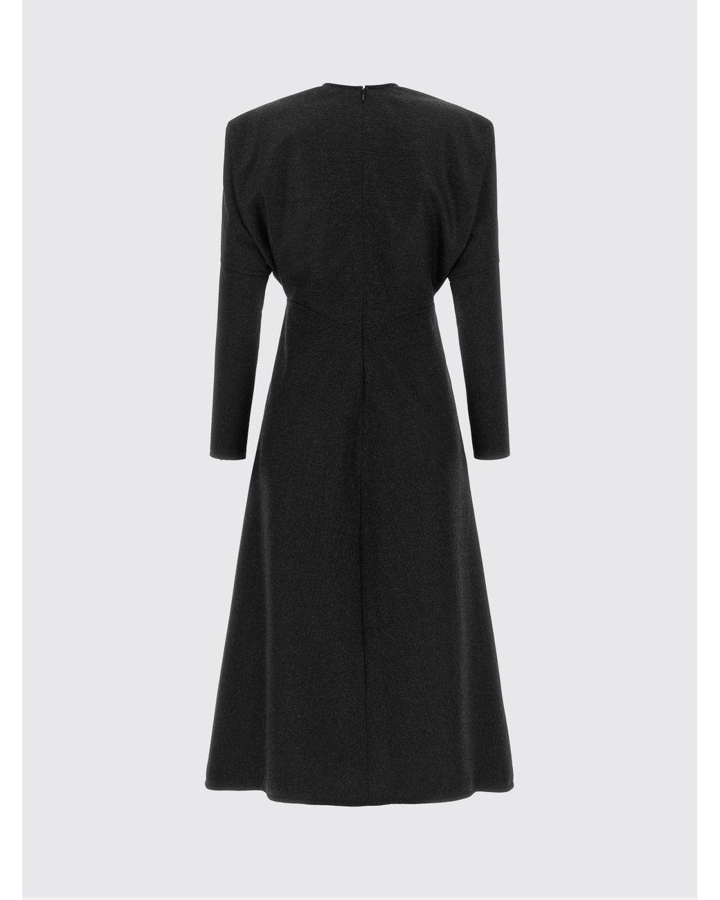 Victoria Beckham Blue Dolman Midi Dress
