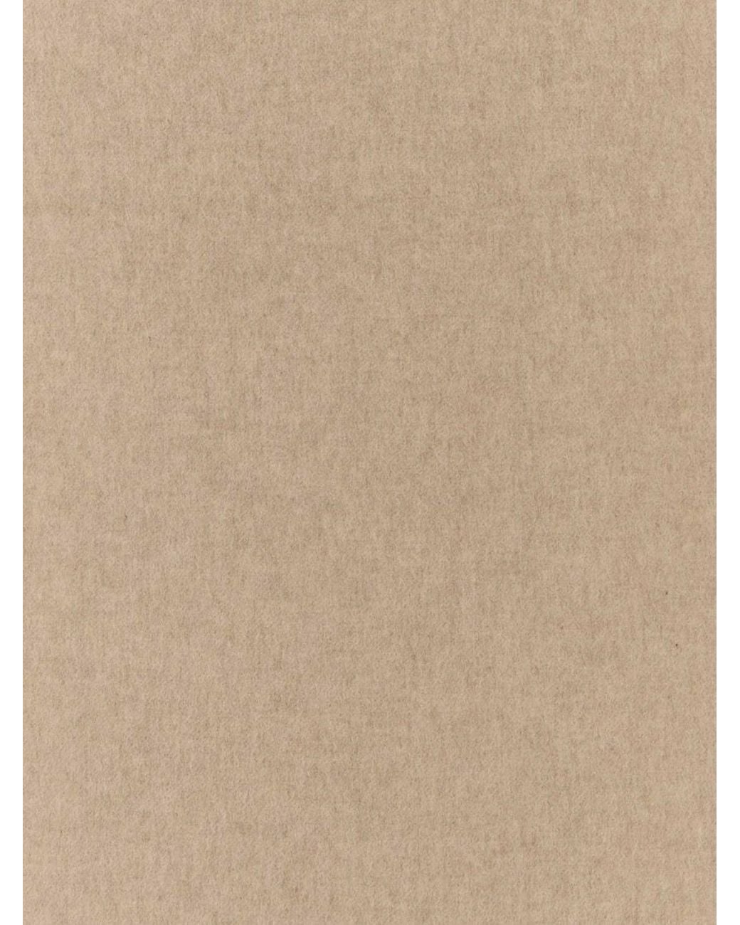 Max Mara Natural Dalia Monogram Pure Cashmere Scarf With Fringed Edges
