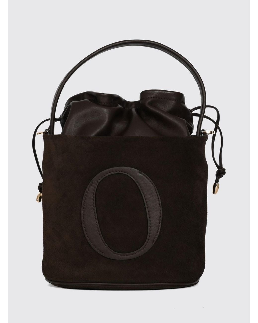 Orciani Black Her-O Mini Bucket Bag
