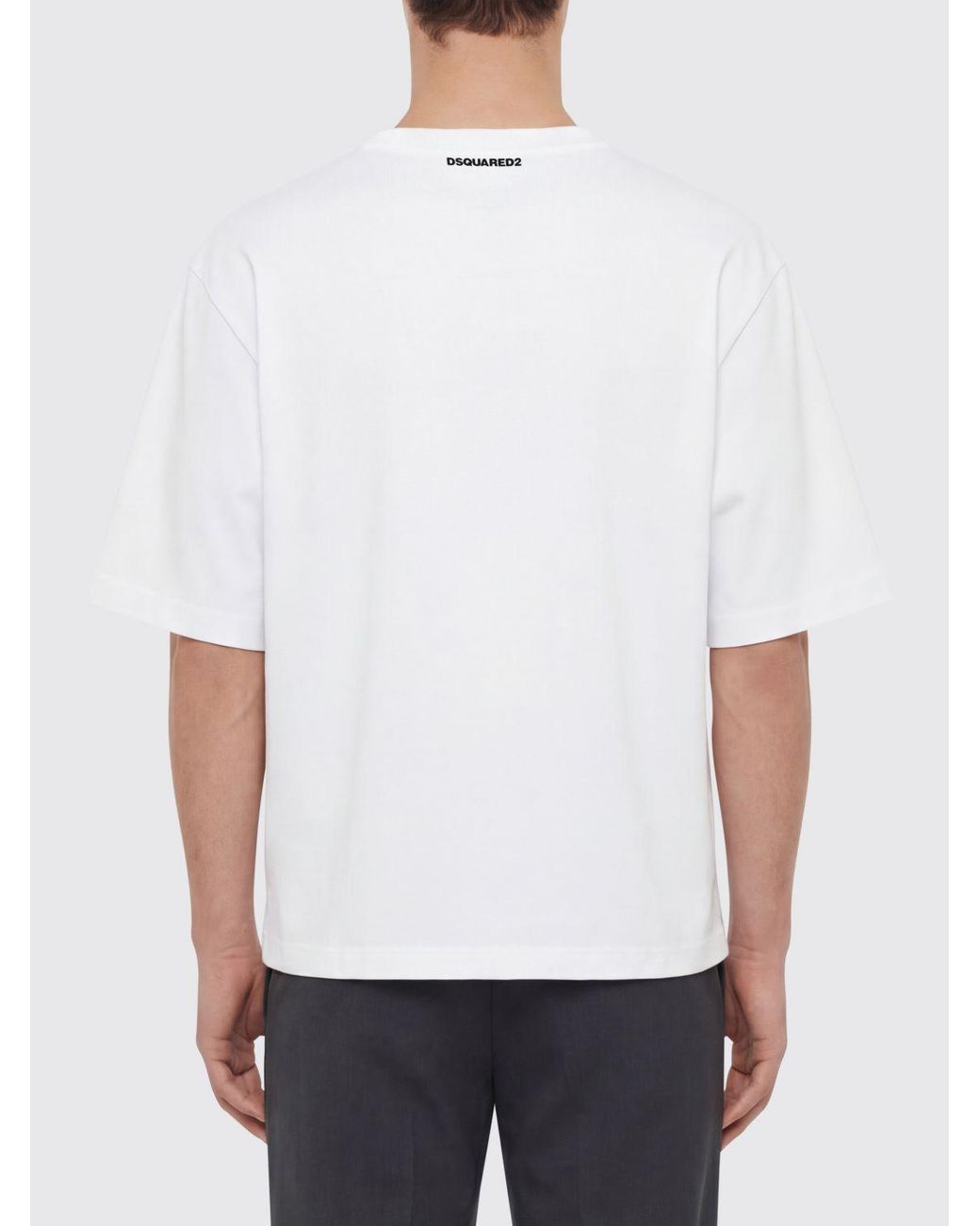 DSquared² White Icon Cotton T-Shirt for men