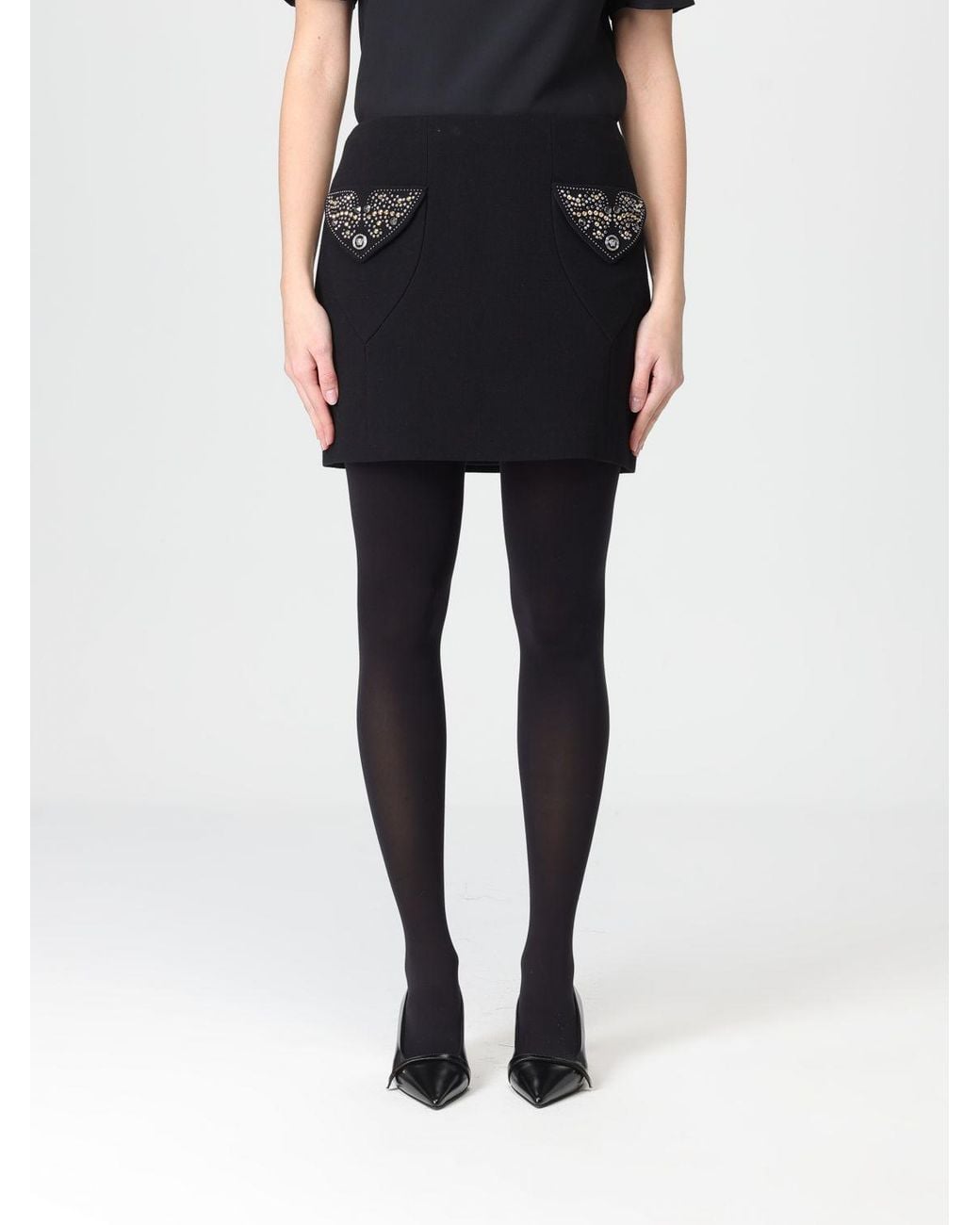 Versace Black Skirt