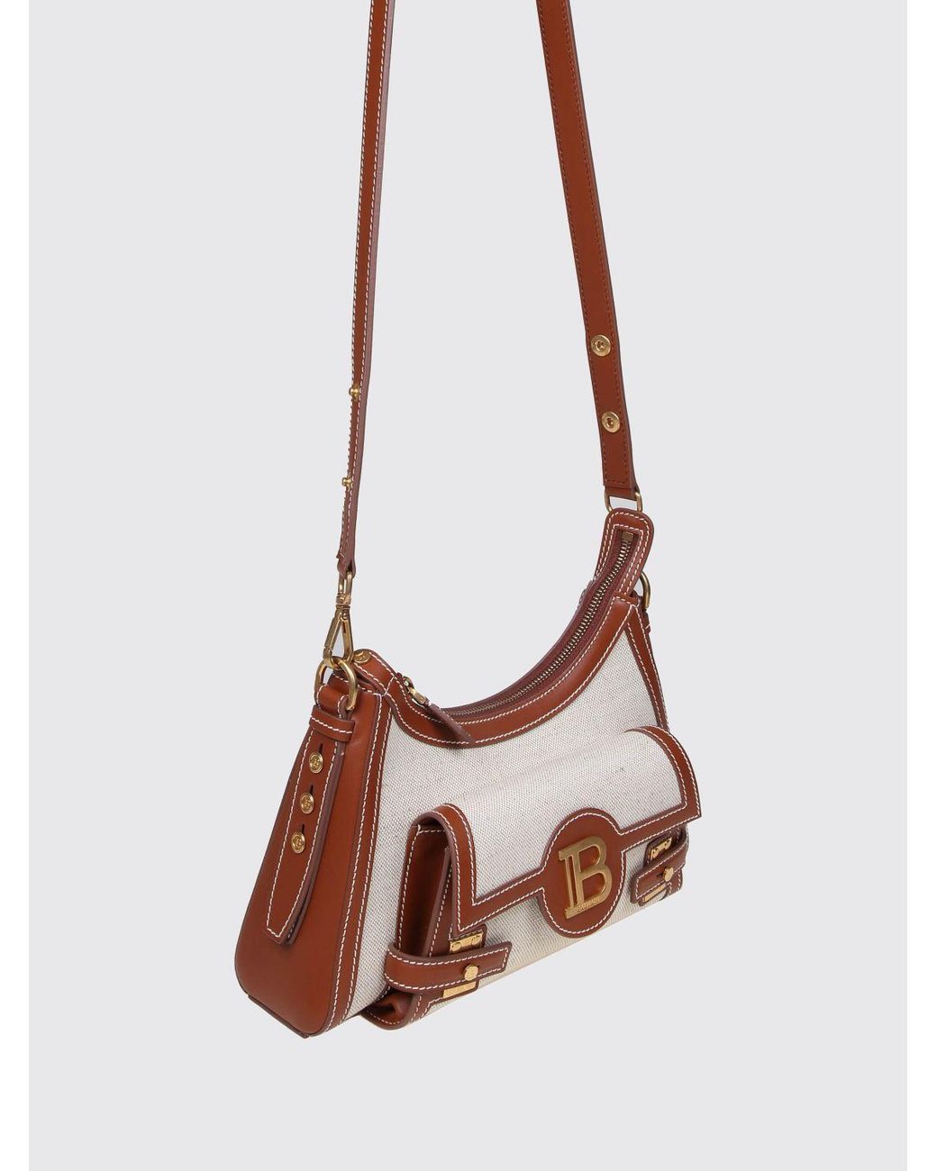 Balmain White Shoulder Bag
