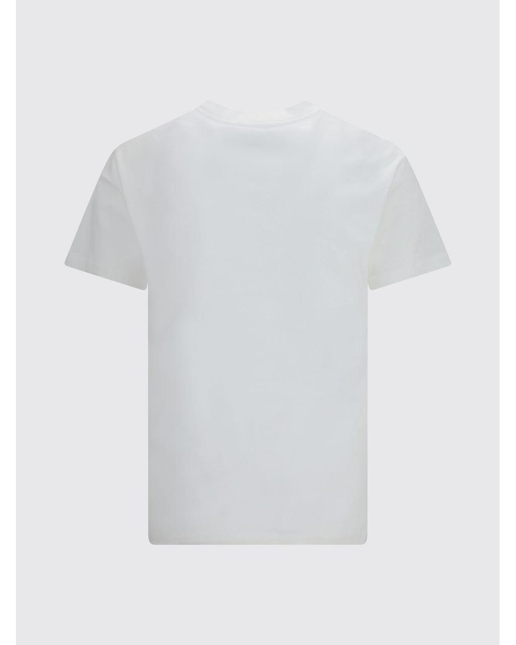 Valentino White Vlogo Cotton T-Shirt for men