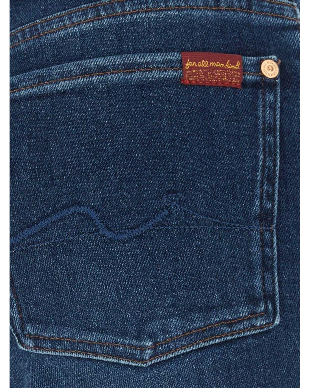 7 For All Mankind Blue The Leggy Flared Jeans