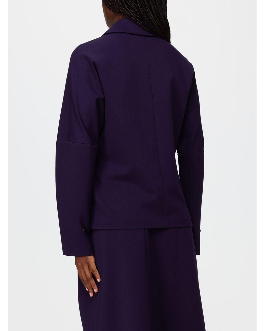 Liviana Conti Blue Miranda Long-Sleeved Polo