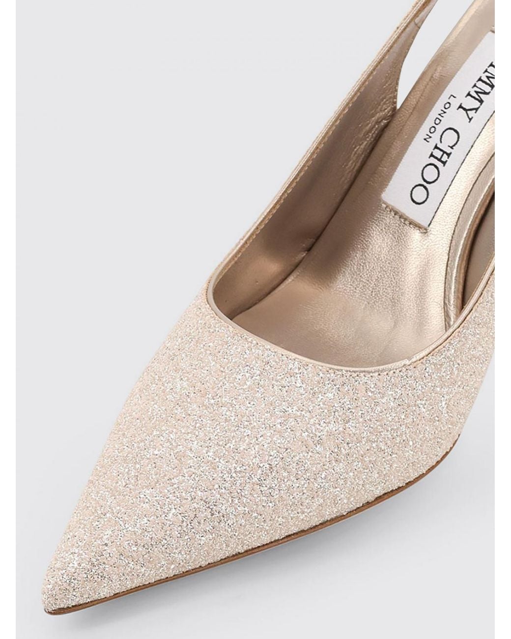 Jimmy Choo Natural Love Lurex Slingback Pumps