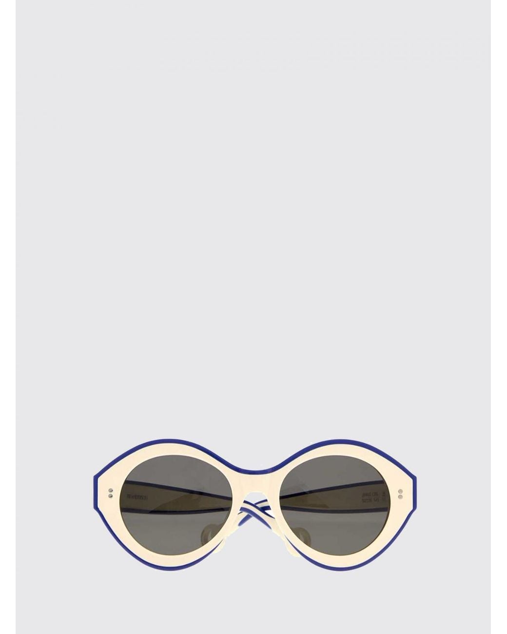J.W. Anderson White Bumper Bicolor Cat-Eye Acetate Sunglasses for men