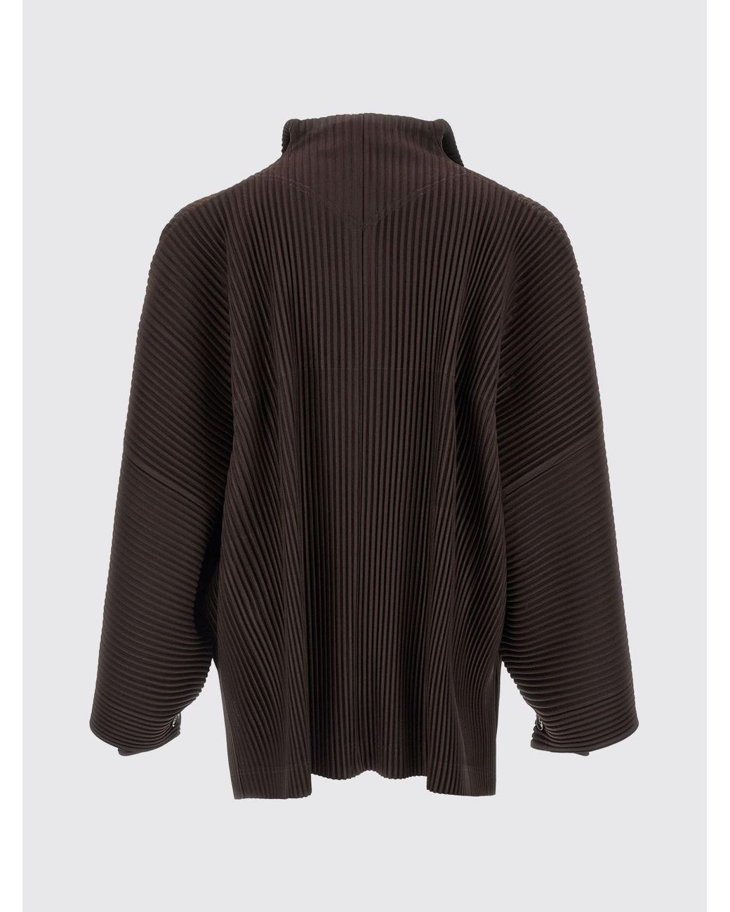 Homme Plissé Issey Miyake Brown Jacket for men