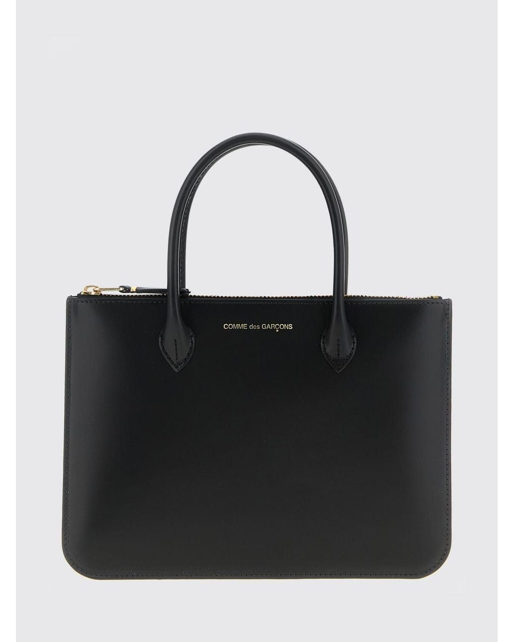 Comme des Garçons Black Leather Bag for men