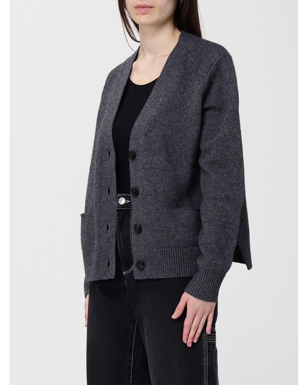Isabel Marant Blue Wool And Cashmere Cardigan