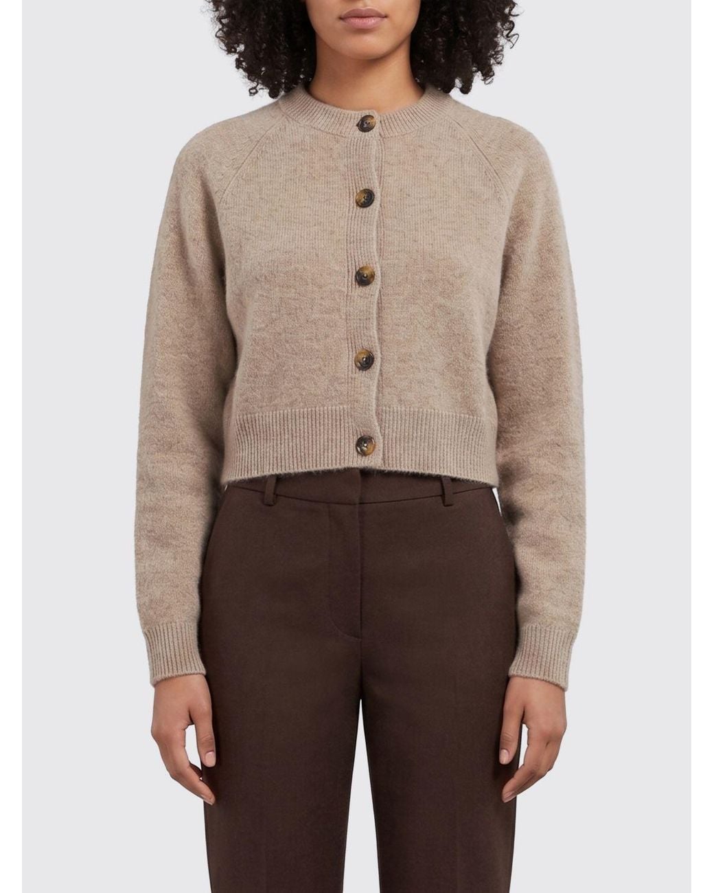 Loulou de Saison Natural Heike Slim Fit Cardigan