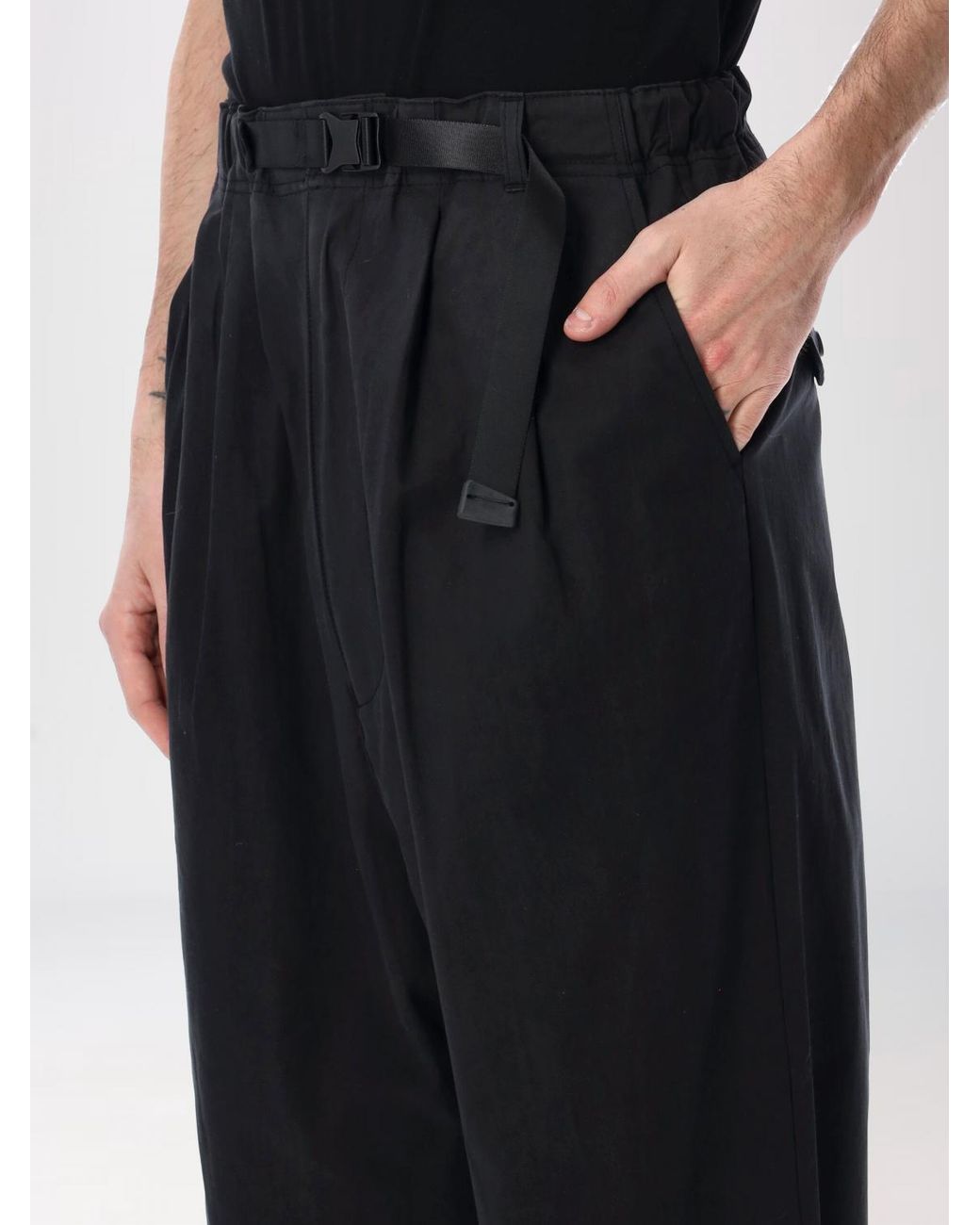 Comme des Garçons Black Comme Des GarÇ Ons Homme Plus Wide Leg Cotton Trousers for men