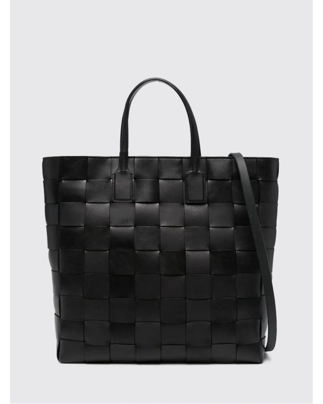 Dragon Diffusion Black Braided Leather Pino Bag