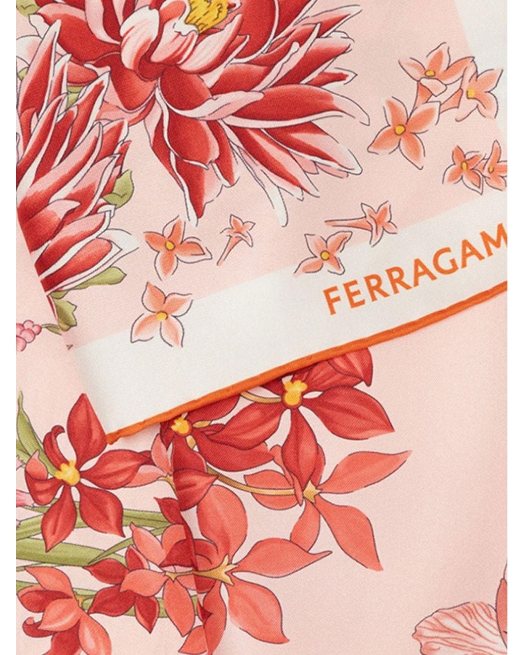Ferragamo Pink Scarf