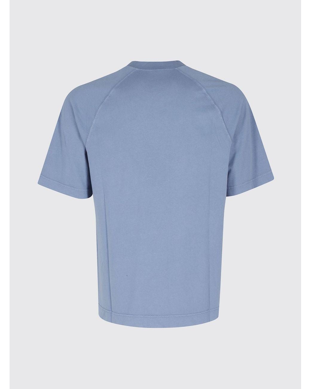 Circolo 1901 Blue Short-Sleeved Pure Cotton Crew Neck T-Shirt for men
