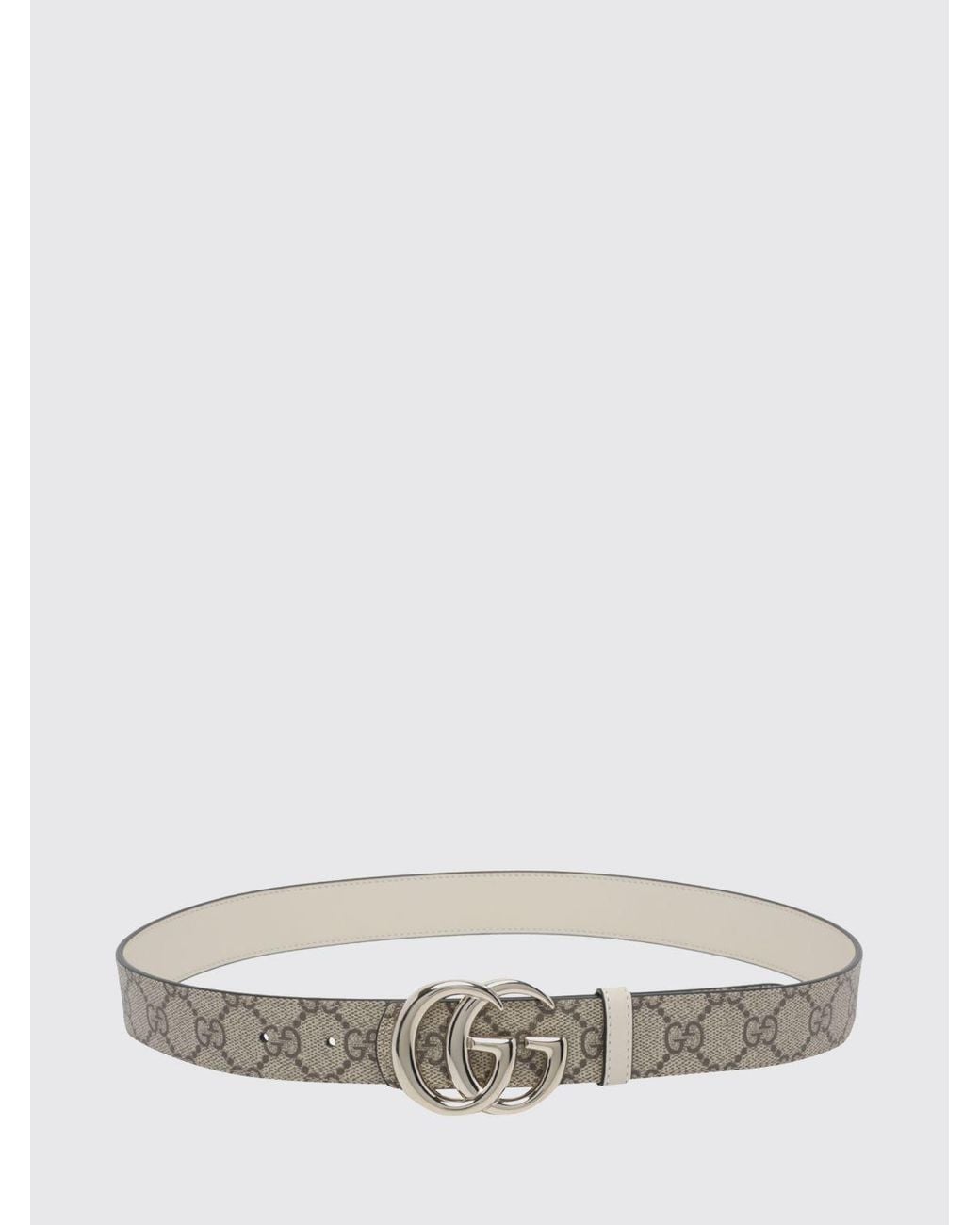 Gucci Natural Gg Marmont Belt